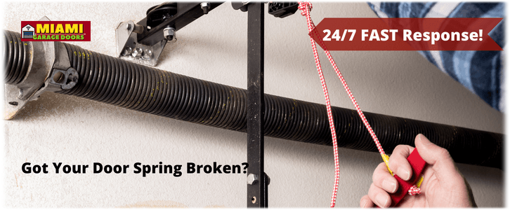 Garage Door Spring Miami FL (786) 386-2597